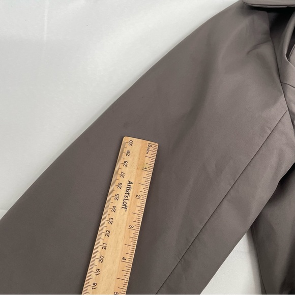 Aritzia Wilfred Trench Coat Women’s L Lined Button Up Belted Front Pockets - Picture 13 of 14